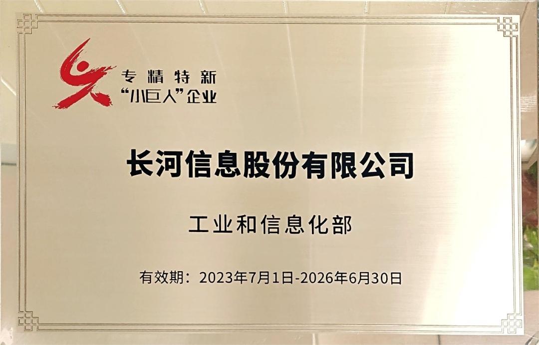 国家级专精特新“小巨人”企业